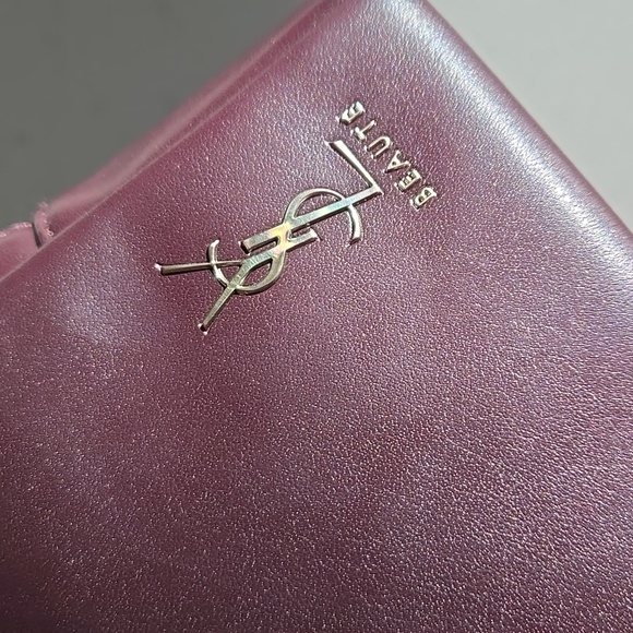 New never used Yves Saint Laurent beaute bag zipper clutch pouch make up bag ⭐ ❤ - Picture 3 of 9